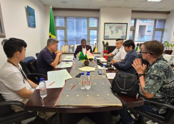 PRIME MINISTER DR. DREW ENGAGES WITH MEMBERS OF THE LOCAL MEDIA IN TAIWAN