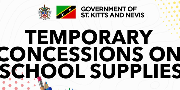TEMPORARY TAX RELIEF ON SCHOOL SUPPLIES