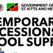 TEMPORARY TAX RELIEF ON SCHOOL SUPPLIES