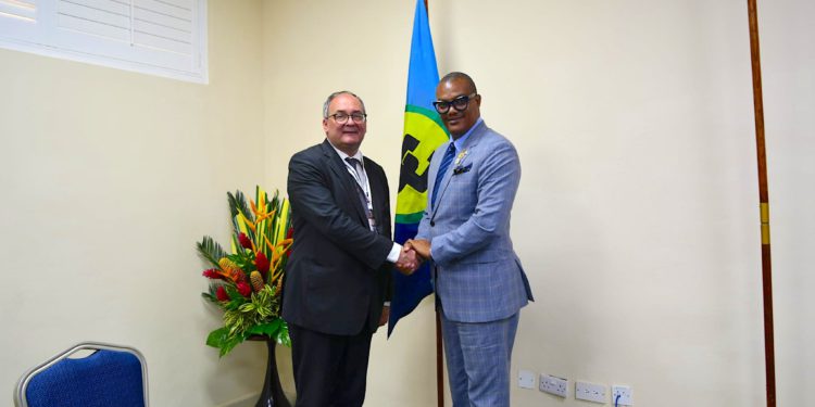 DEPUTY PRIME MINISTER DR. HANLEY MEETS WITH AUSTRIA’S AMBASSADOR TO CARICOM TO DISCUSS STRENGTHENING COOPERATION