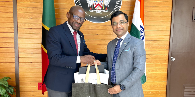 High Commissioner of India Visits Saint Kitts and Nevis