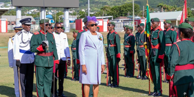 ST . KITTS AND NEVIS MARKS INDEPENDENCE 41 WITH TRADITIONAL PARADE