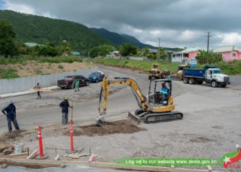 REHABILITATION WORK TO ST. PETER’S AND F. T. WILLIAMS HIGHWAY  PROGRESSING APACE