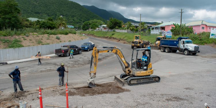 REHABILITATION WORK TO ST. PETER’S AND F. T. WILLIAMS HIGHWAY  PROGRESSING APACE