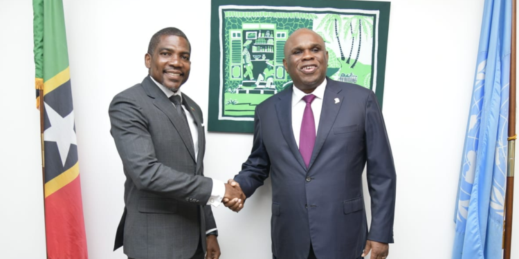PRIME MINISTER DR. TERRANCE DREW MEETS WITH AFREXIMBANK PRESIDENT IN NEW YORK: FOCUS ON KEY PROJECTS AND REGIONAL DEVELOPMENT