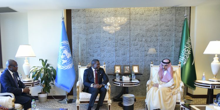 PRIME MINISTER DR. DREW HOLDS HIGH-LEVEL BILATERAL TALKS WITH SAUDI FOREIGN MINISTER IN NEW YORK