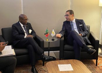 SENIOR MINISTER DR. DOUGLAS ENGAGES IN BILATERAL TALKS WITH CYPRUS’ FOREIGN MINISTER CONSTANTINOS KOMBOS