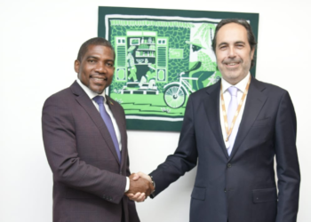 PRIME MINISTER DR. TERRANCE DREW ENGAGES IN BILATERAL TALKS WITH UAE SPECIAL ENVOY OMAR SHEHADEH TO DEEPEN RELATIONS