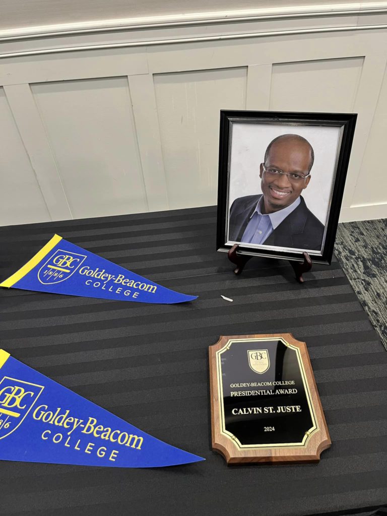Special Envoy Calvin St. Juste Receives Prestigious President’s Award from Goldey-Beacom College