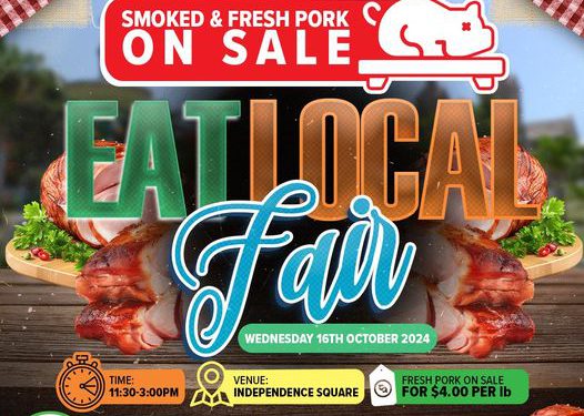 LOCAL PORK TO BE HIGHLIGHT OF EAT LOCAL FAIR IN THE SQUARE ON WORLD FOOD DAY IN ST. KITTS