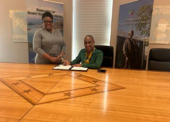 Ambassador of Saint Kitts and Nevis to the United States Signs MOU with Liamuiga Oualie Arts Foundation (LOAF), on behalf of the Government of Saint Kitts and Nevis