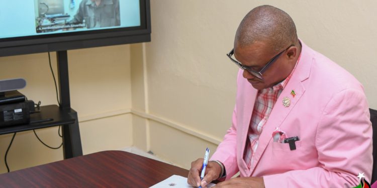 The Ministry of Education in St. Kitts and Nevis signs an agreement with the Open University of Tanzania to scale-up academic qualifications of the Federation’s teaching force