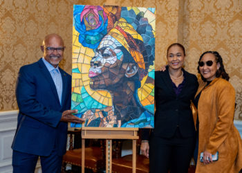 Winning Artwork by Vaughn Anslyn formally donated to the OAS Art Museum of the Americas
