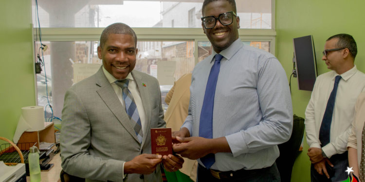 New High-Tech Passport System Unveiled; Prime Minister Drew Among the First Recipients