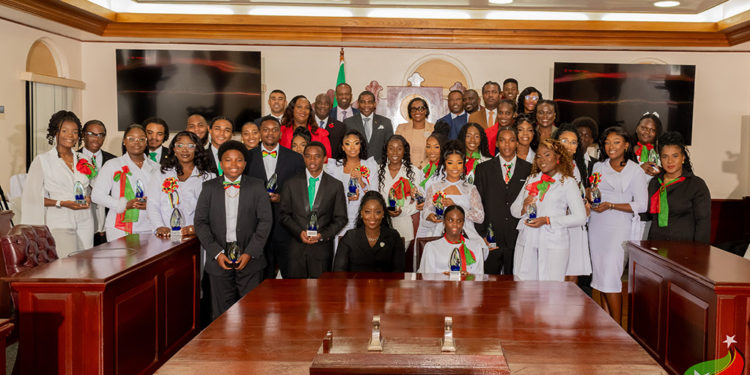 ST. KITTS AND NEVIS HONOURS THE 2024 CLASS OF THE 25 MOST REMARKABLE TEENS AT SPECIAL PARLIAMENTARY SITTING