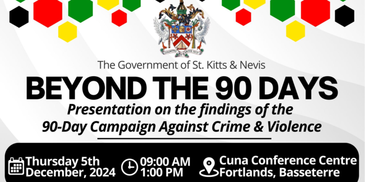 Government of St. Kitts and Nevis to Share Findings from 90-Day Crime and Violence Campaign