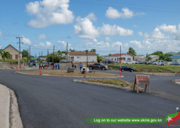 “We Are on Schedule” – Prime Minister Hon. Dr. Terrance Drew Assesses Progress of St.Peter’s Main Road Rehabilitation