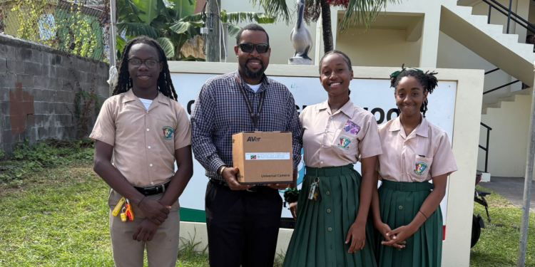 High Schools in Saint Kitts Receive Advanced Video-conferencing Cameras