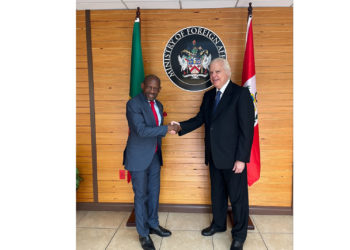 The Rt. Hon. Dr. Denzil Douglas Welcomes Peruvian Ambassador