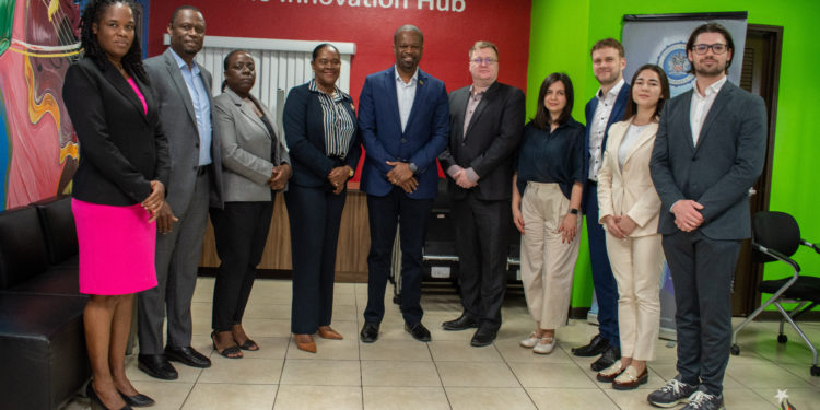 Honourable Konris Maynard Receives a Courtesy call from Cybernetica