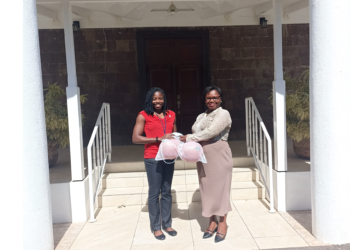 ASSOCIATION OF ST. KITTS & NEVIS DESCENDANTS DONATES NETBALLS TO CFBC