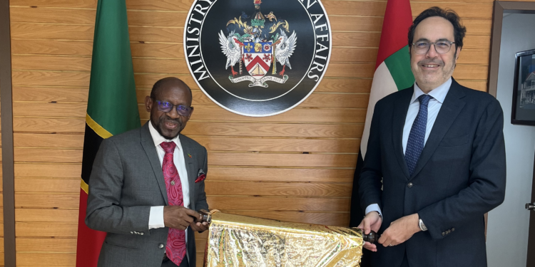 Dr Douglas Hosts Fruitful Discussions with Envoy of the Minister of Foreign Affairs of the United Arab Emirates