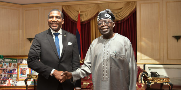 Prime Minister Drew and President Tinubu Discuss Future of Africa-Caribbean Cooperation
