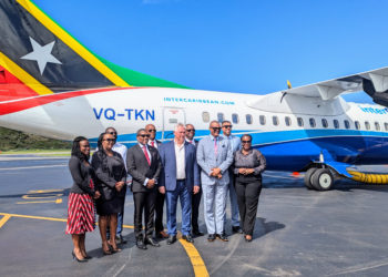 interCaribbean Airways Unveils Branded St. Kitts & Nevis Aircraft, Soaring to New Heights in Regional Connectivity