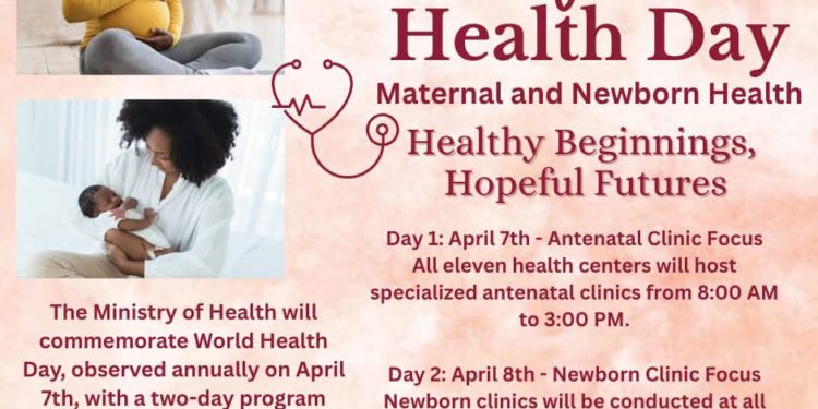 World Health Day 2025: MoH Launches Two-Day National Program to Support Mothers and Newborns