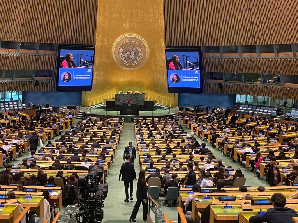 St. Kitts and Nevis’ Ambassador to the United Nations keynotes the Future We Want: Global Initiative for Young Leaders at the UN