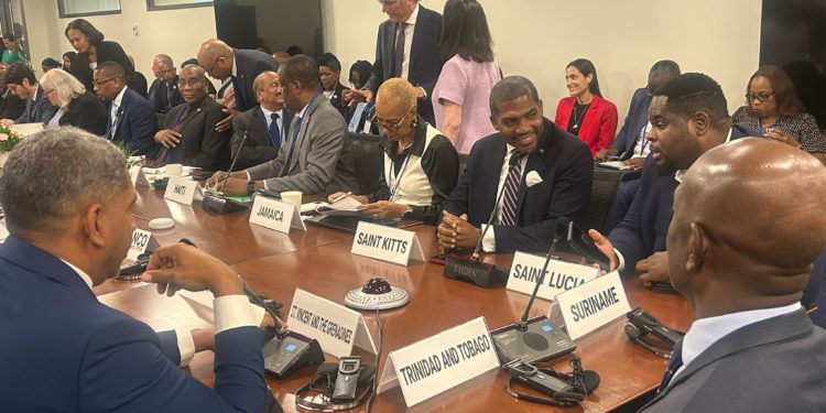 “If You’re Not at the Table, You’re on the Menu”: Prime Minister Drew Advocates for Inclusion and Equity in WB Development Talks