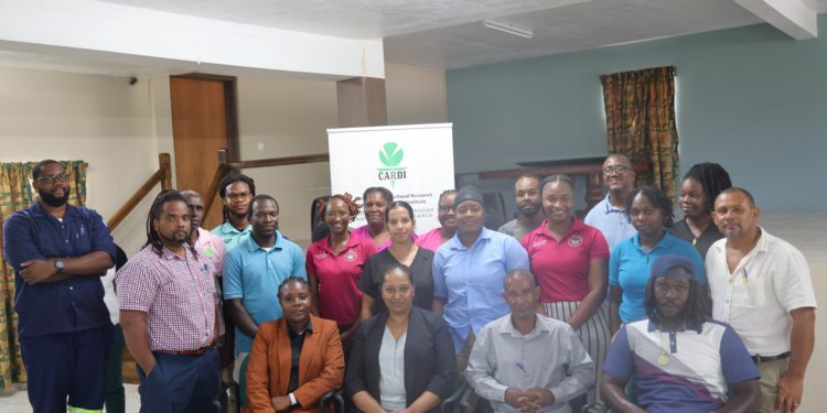 ST. KITTS AGRICULTURE DEPARTMENT PARTNERS WITH CARDI FOR REPORT WRITING CAPACITY BUILDING WORKSHOP