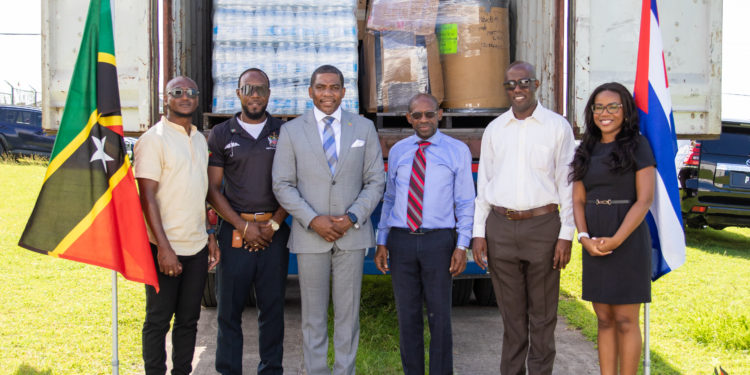 Government of St. Kitts and Nevis Sends Relief Supplies to Students Studying in Cuba