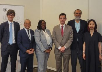 St. Kitts and Nevis’ Permanent Representative to the United Nations Served as Expert Panelist at UN Global Risk Report Launch
