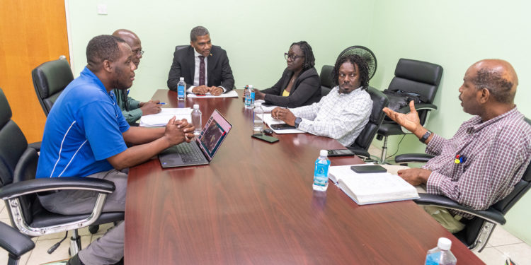 PRIME MINISTER DR. DREW MEETS WITH NEMA LEADERSHIP ON TROPICAL STORM ERIN