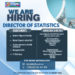 Vacancy – Director of Statistics, Ministry of Sustainable Development