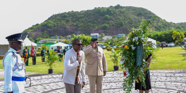 “Let Us Honour the Past by Securing the Future” Says Prime Minister Drew at National Heroes Day Ceremony