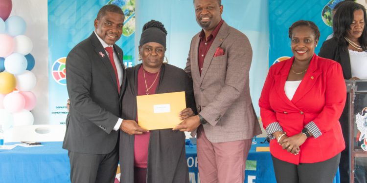 PRIME MINISTER DREW HIGHLIGHTS LABOUR’S CENTURY-LONG LEGACY OF EMPOWERMENT THROUGH LAND OWNERSHIP, AS RESIDENTS OF LA GUERITE RECEIVE LONG-AWAITED LAND TITLES