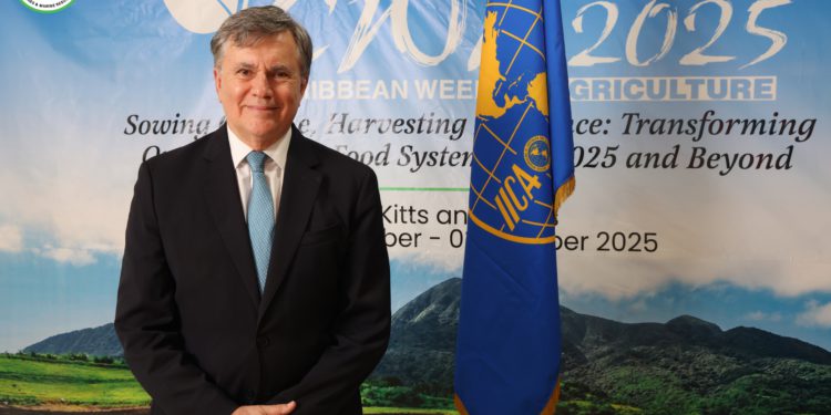 IICA Director General Commends St. Kitts’ Leadership in Advancing Food Security and Climate Resilience across the Caribbean