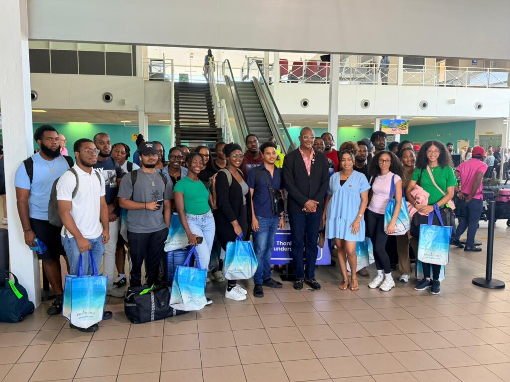 Home Safe! 27 Students Return To St. Kitts and Nevis from Jamaica as Hurricane Melissa Looms