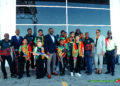 MINISTER DUGGINS APPLAUDS NATIONAL SWIM TEAM FOR RECORD 8-MEDAL HAUL AT OECS CHAMPIONSHIPS