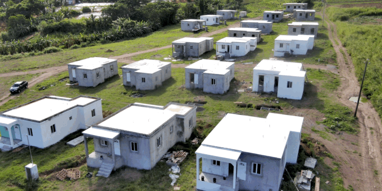 PRIME MINISTER DREW PLEASED WITH PROGRESS OF HOUSING PROGRAMME AND CONSTRUCTION BOOM ACROSS SAINT KITTS AND NEVIS