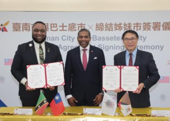 Basseterre, St. Kitts Secures Second Sister City Agreement in Two Days with Historic Tainan Signing