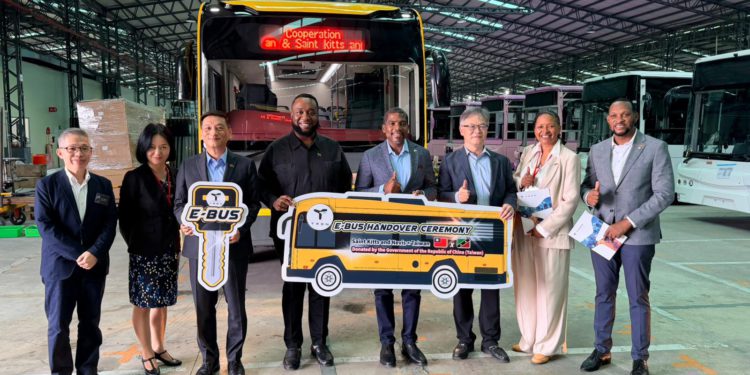 Taiwan’s Tron-E Energy Technology Donates Two Electric Buses to St. Kitts and Nevis