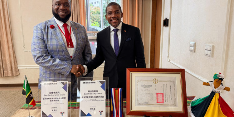 Prime Minister Drew Congratulates SKN Embassy in Taiwan on Multiple Prestigious Awards