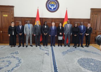 St. Kitts and Nevis Participates in High Level Meeting with President of Kyrgyzstan in Bishkek Kyrgyzstan