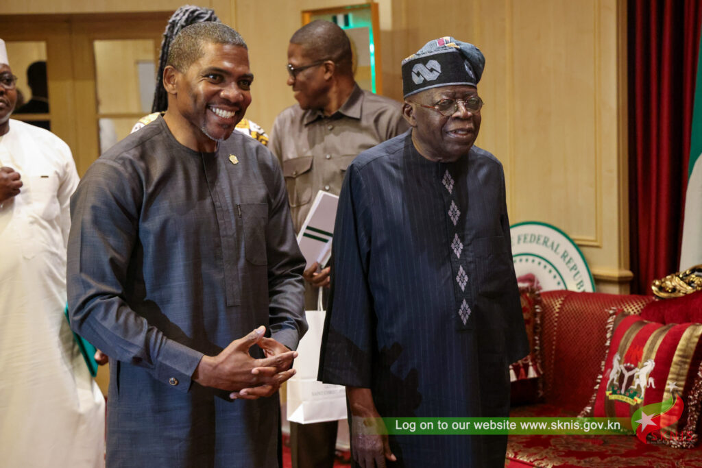 Prime Minister Drew Pays Courtesy Call on Nigerian President, Strengthens Bilateral Ties