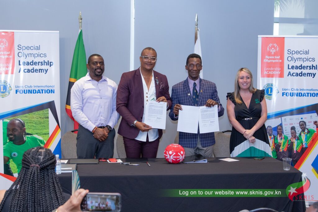 SAINT KITTS AND NEVIS SIGNS LANDMARK MOU WITH SPECIAL OLYMPICS TO ADVANCE INCLUSION