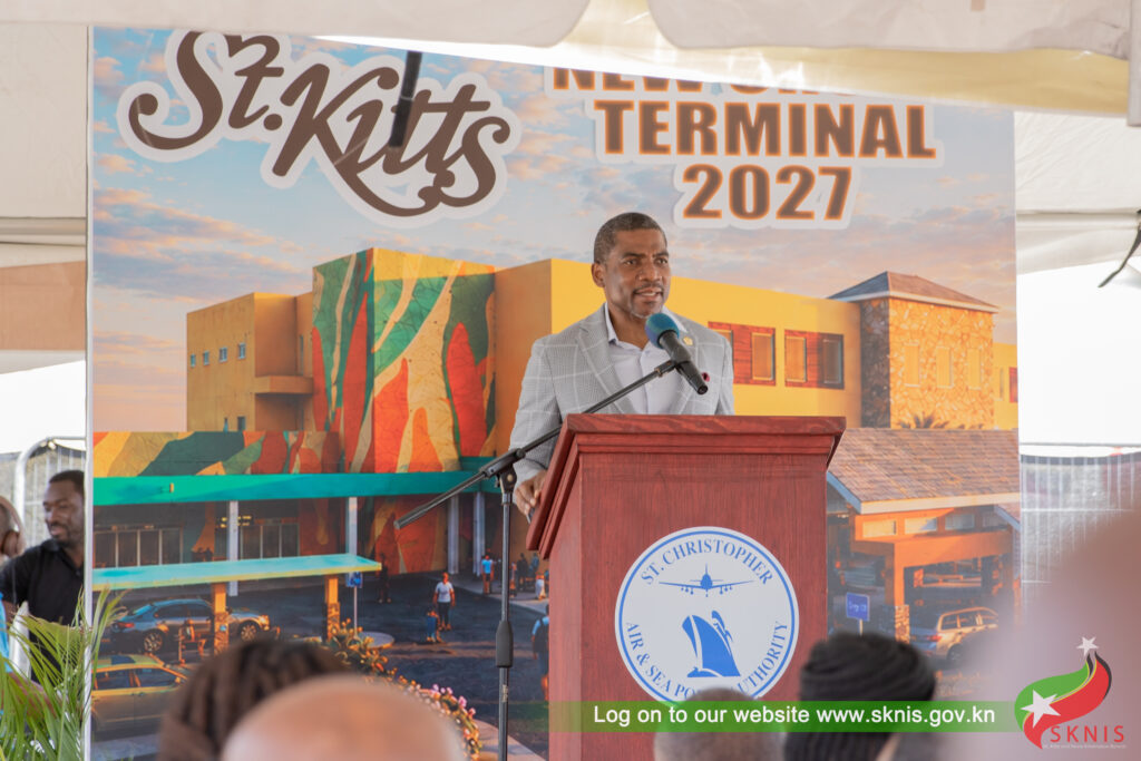 PRIME MINISTER DREW SAYS NEW CRUISE TERMINAL WILL DRIVE ECONOMIC DIVERSIFICATION AND CREATE JOBS