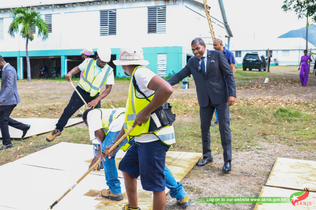PRIME MINISTER DREW VISITS CARDIN HOME AS MAJOR REHABILITATION PROJECT COMMENCES